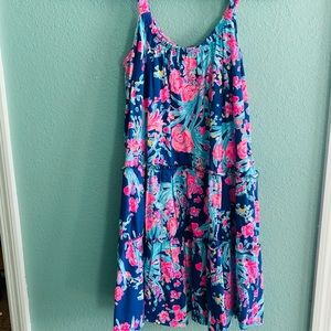 ❤️ NWT Lilly Pulitzer Loro Dress Corsica Blue